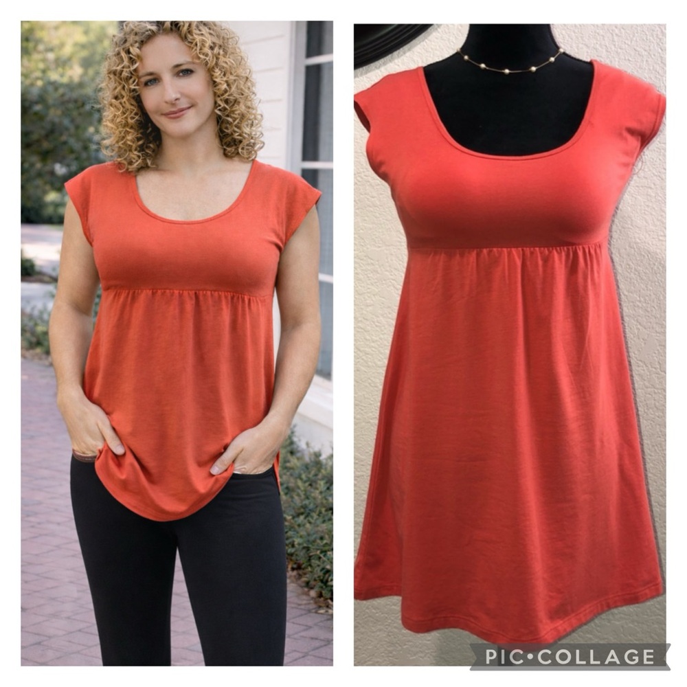 short sleeve smock top